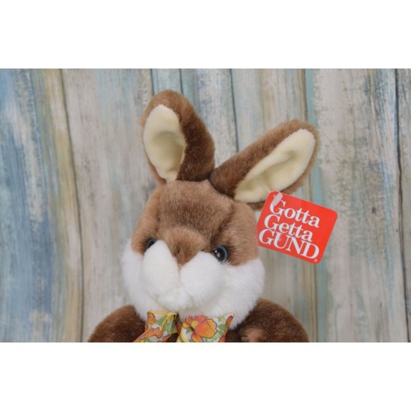 Gund Smushy Bunny Rabbit Plush 10" Stuffed Animal NWT - Picture 2 of 10